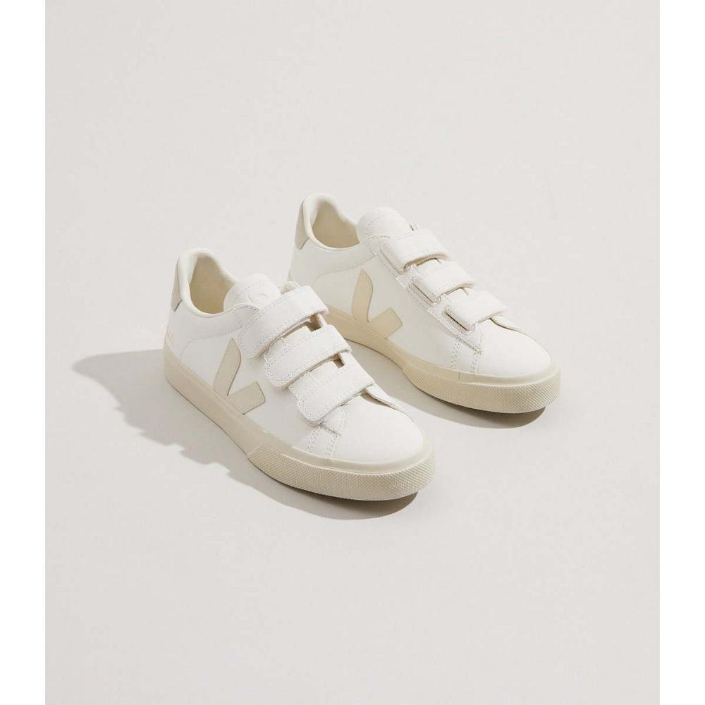 Veja RECIFE CHROMEFREE Schoenen Heren White/Beige | BE 198VRW